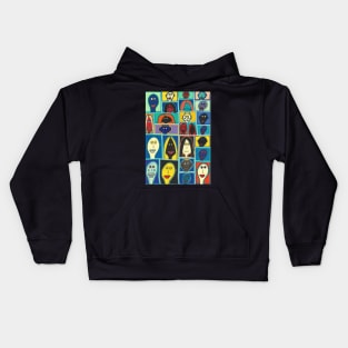 A Collection of Odd Folk Kids Hoodie